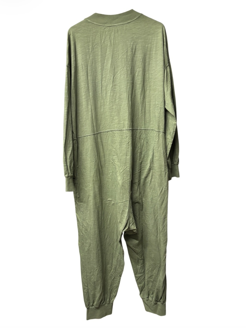 Free People Intimately | Just Because Onesie Jumpsuit Olive Green Slouchy | XL - Picture 6 of 6